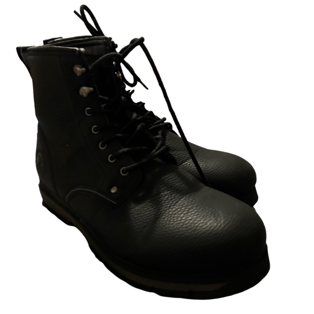 Brand new, never worn, G.H.Bass& Co., black combat boots.